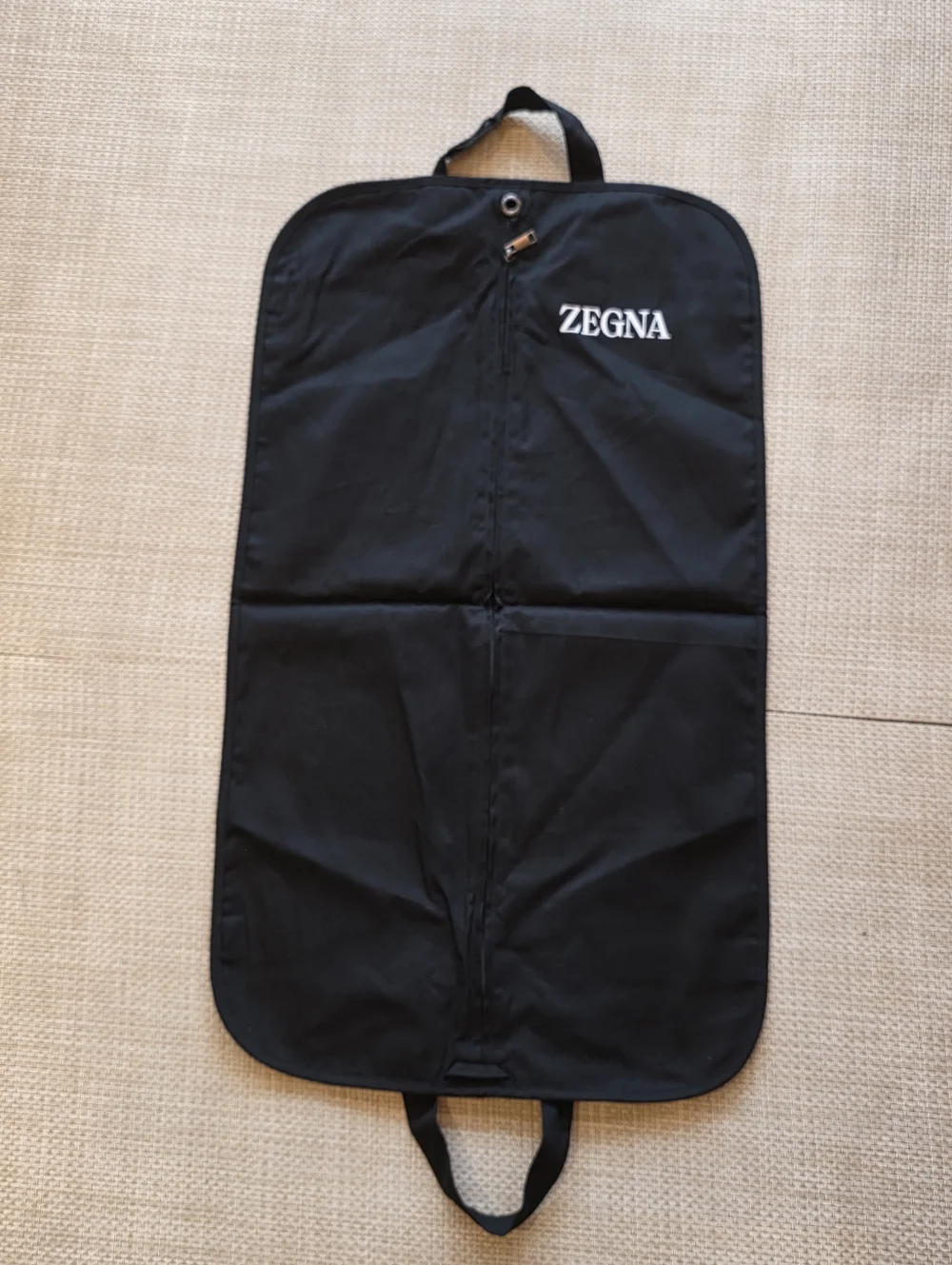 Ermenegildo Zegna Black Garment Bag Suit Travel Carrier Medium